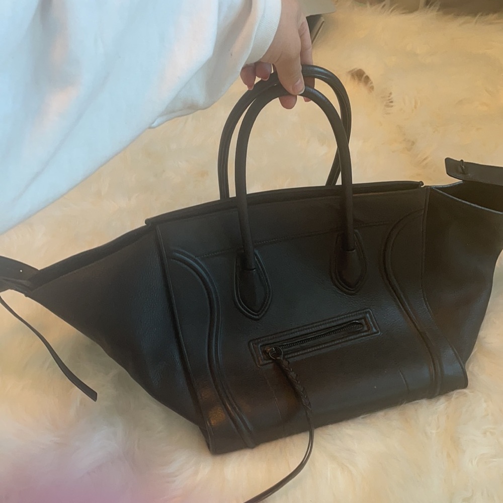 Black leather Celine bag “phantom “ - Picture 10 of 11